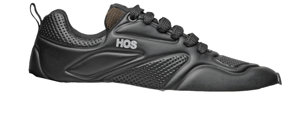 AIR RUSH sneaker in Black, side view