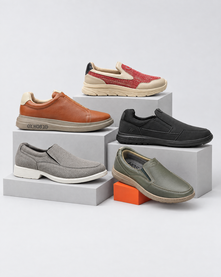 HOS Comfort sneakers in the studio