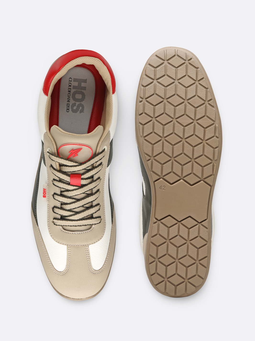 ARLO-Beige, White, Olive, Red