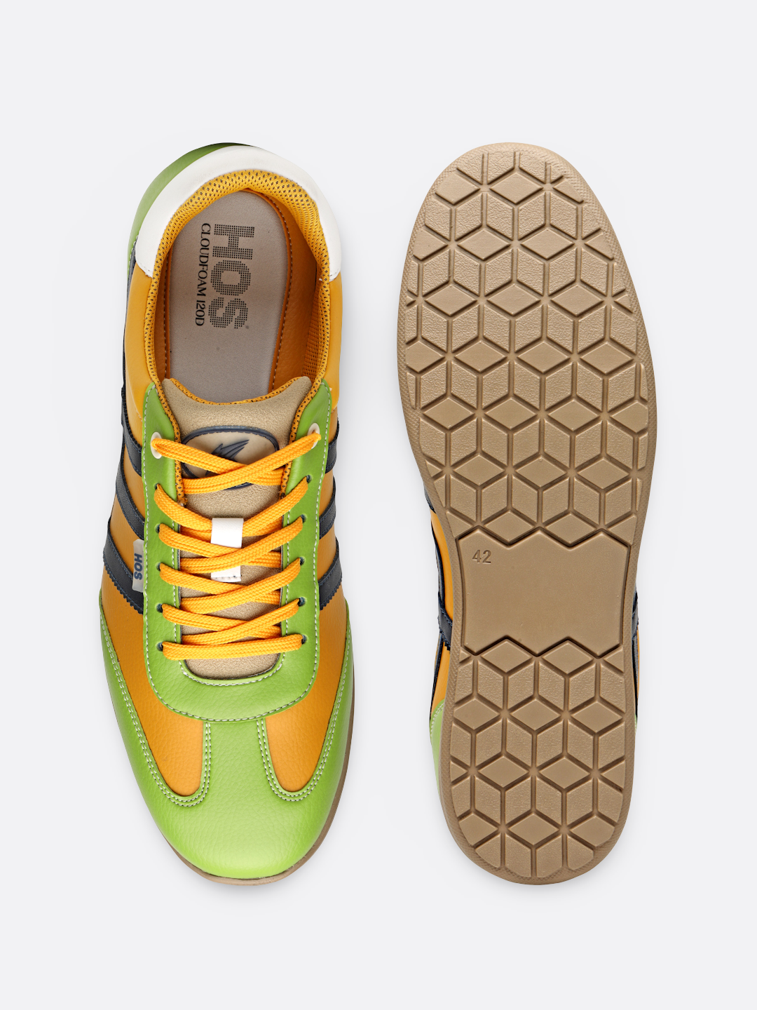 FELIX-Parrot Green, White, Navy, Beige