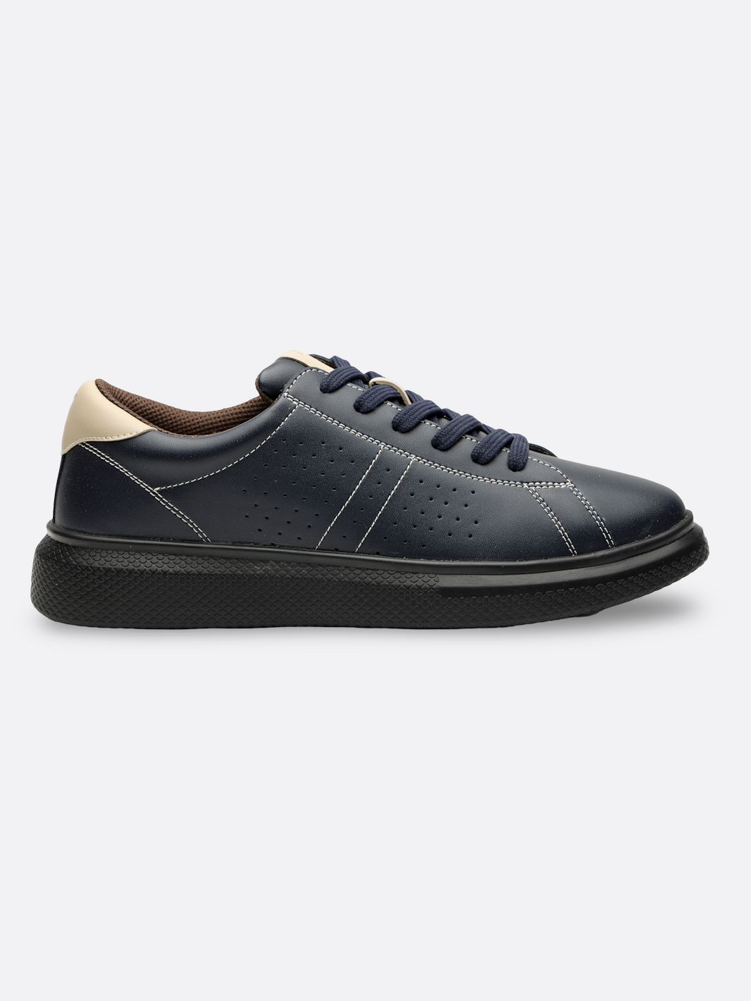 Navy. Beige