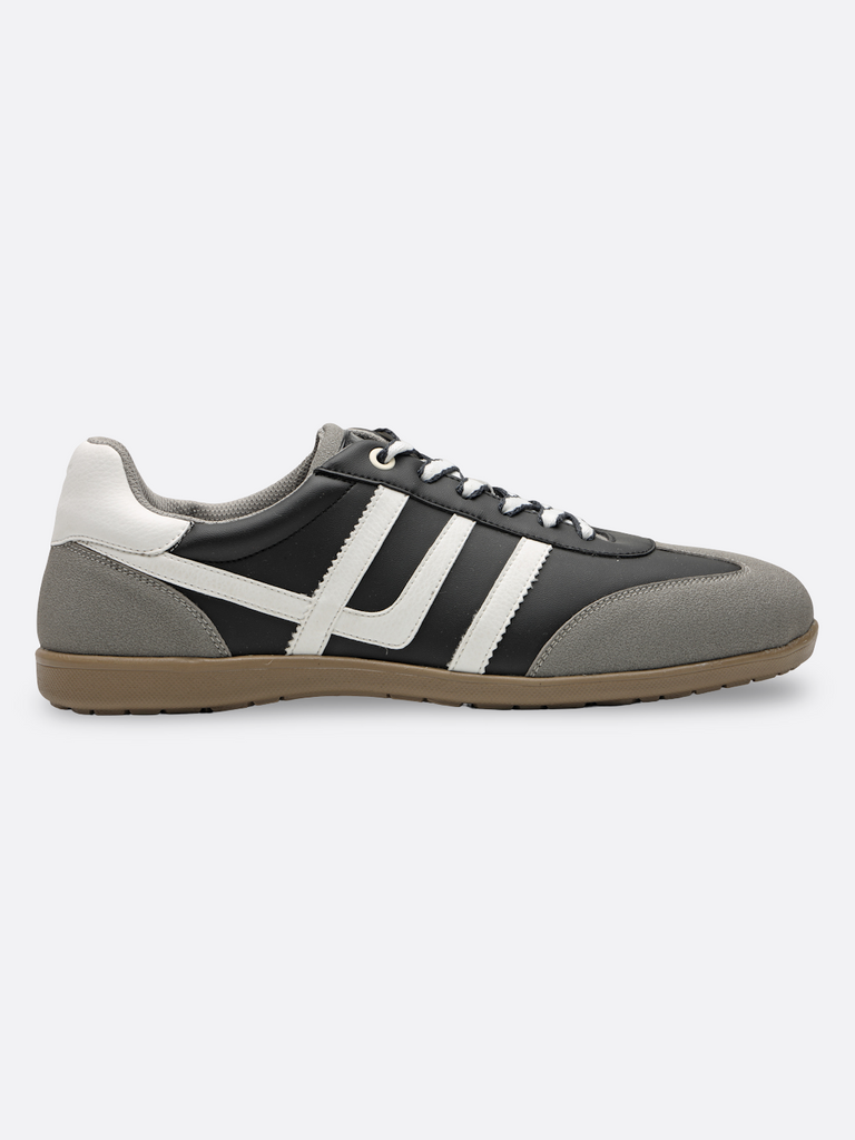 Grey, Black, White