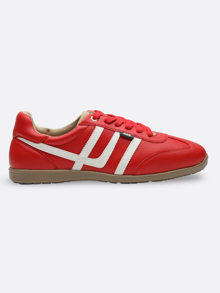 Red, White, Beige