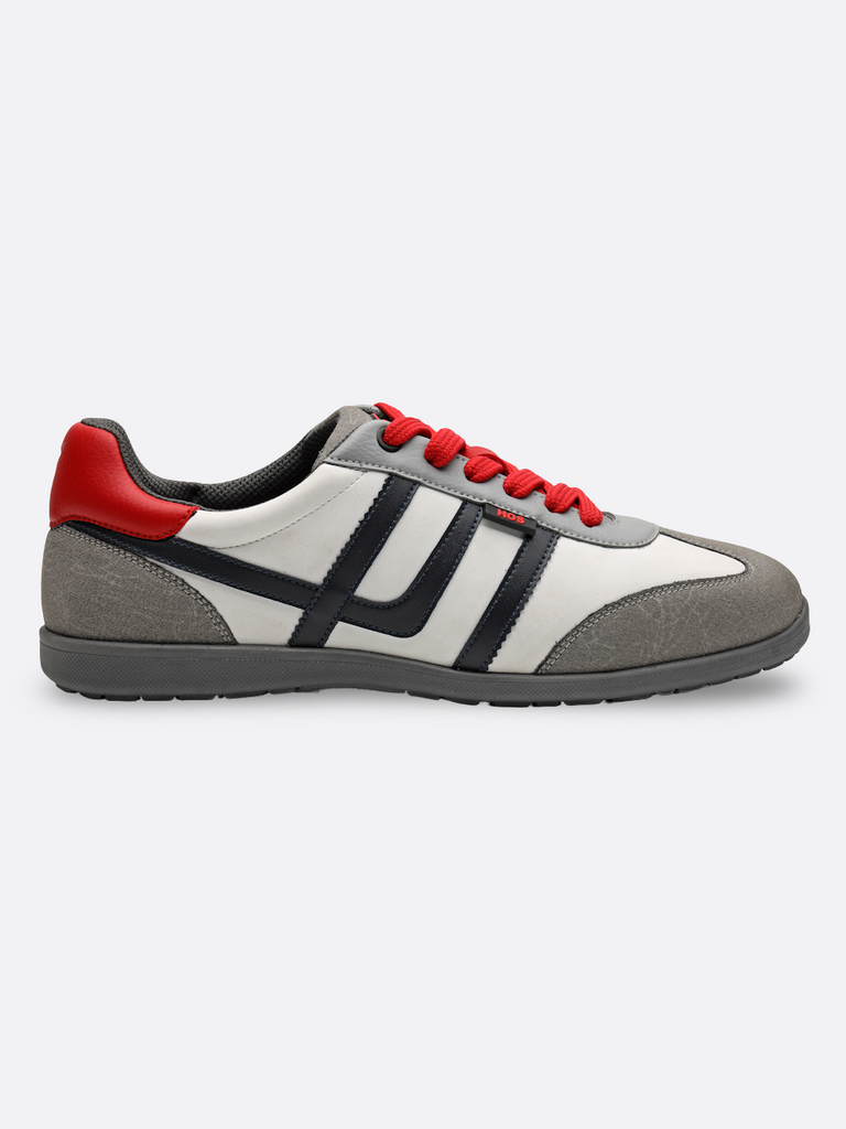 Lt. Grey, White, Navy, Red