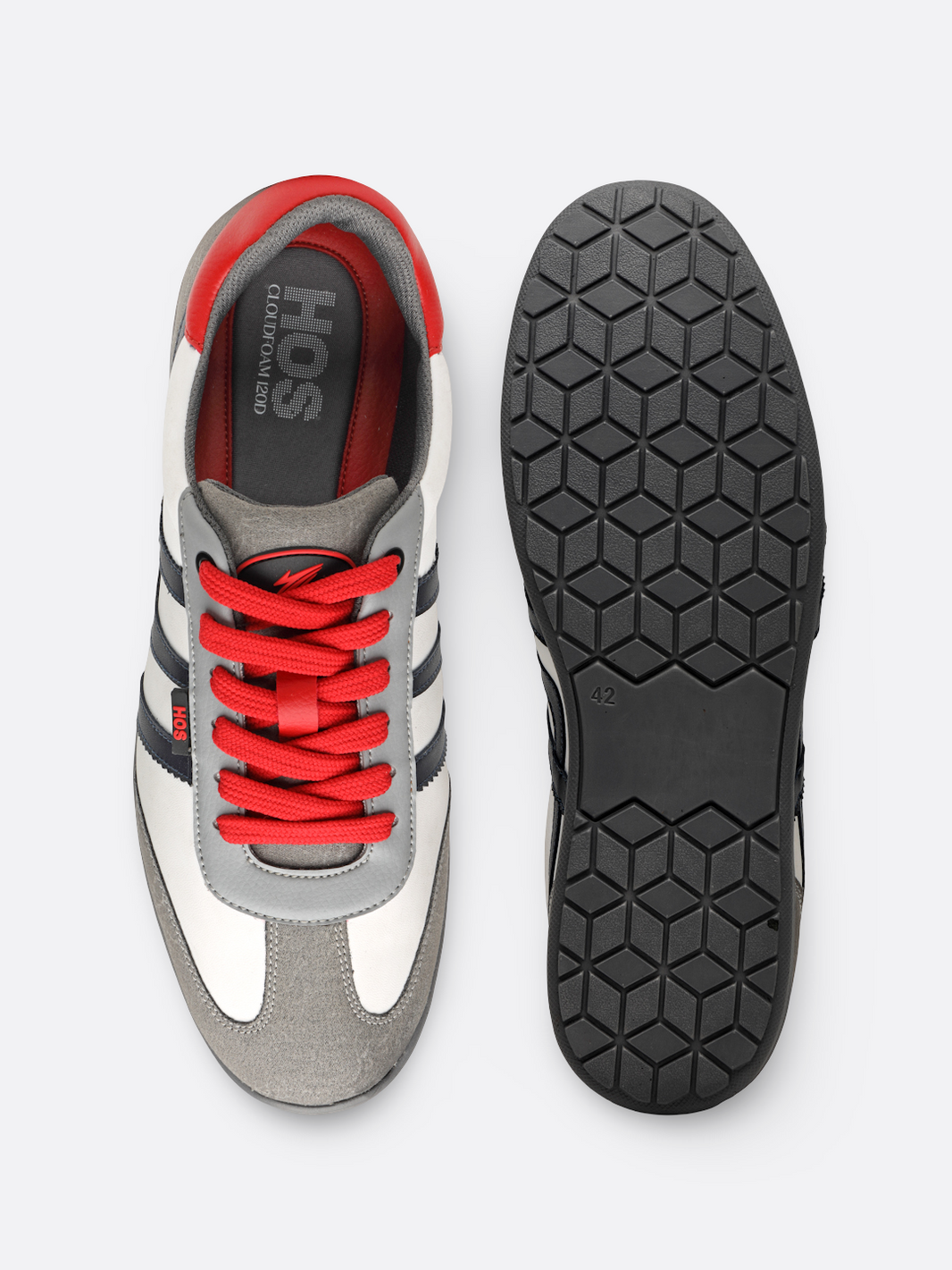 FELIX-Lt. Grey, White, Navy, Red