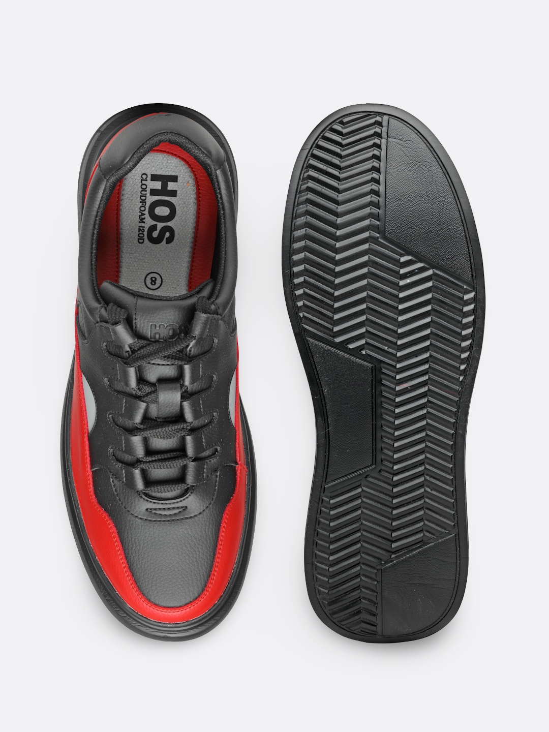 CLOUD STEP-Black, Red