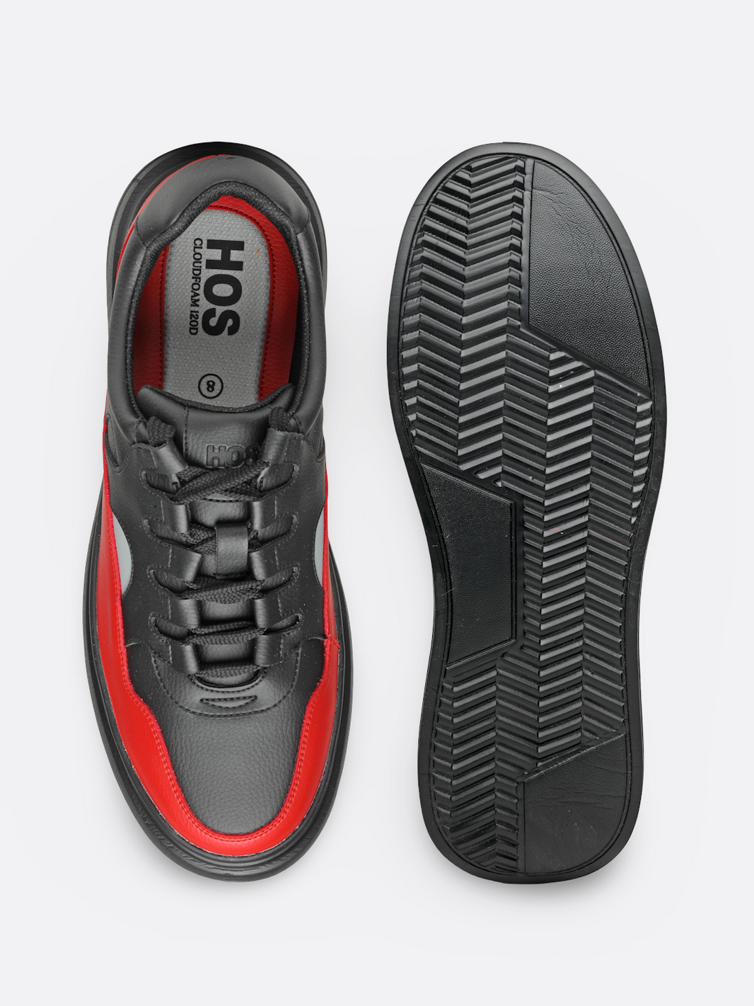CLOUD STEP-Black, Red