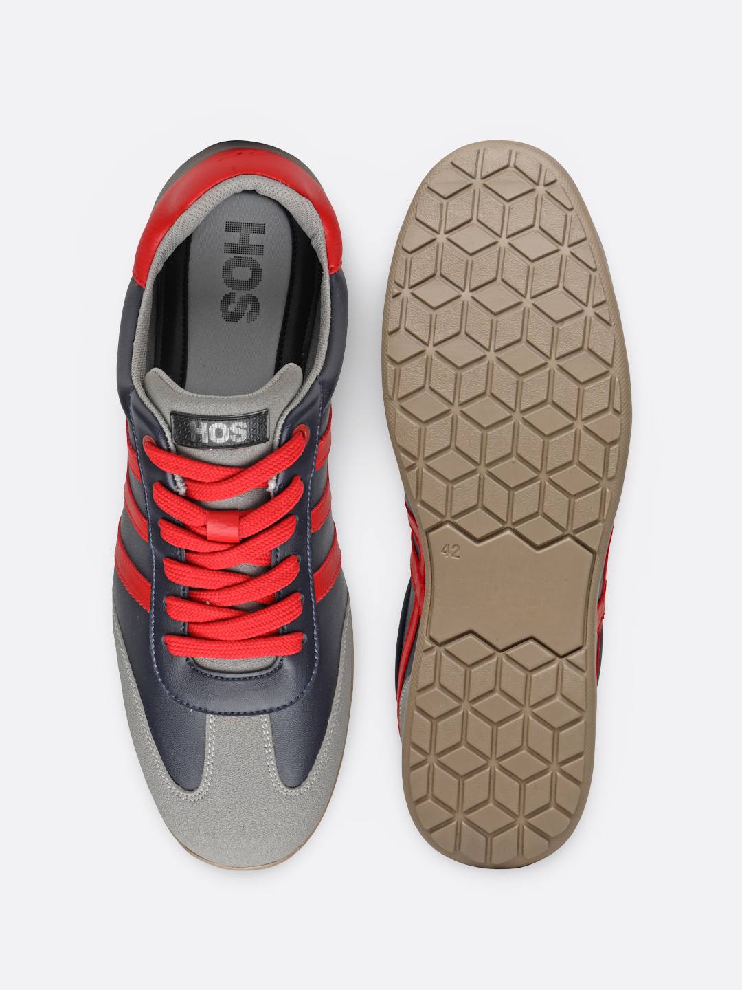 FELIX-Grey, Navy, Red