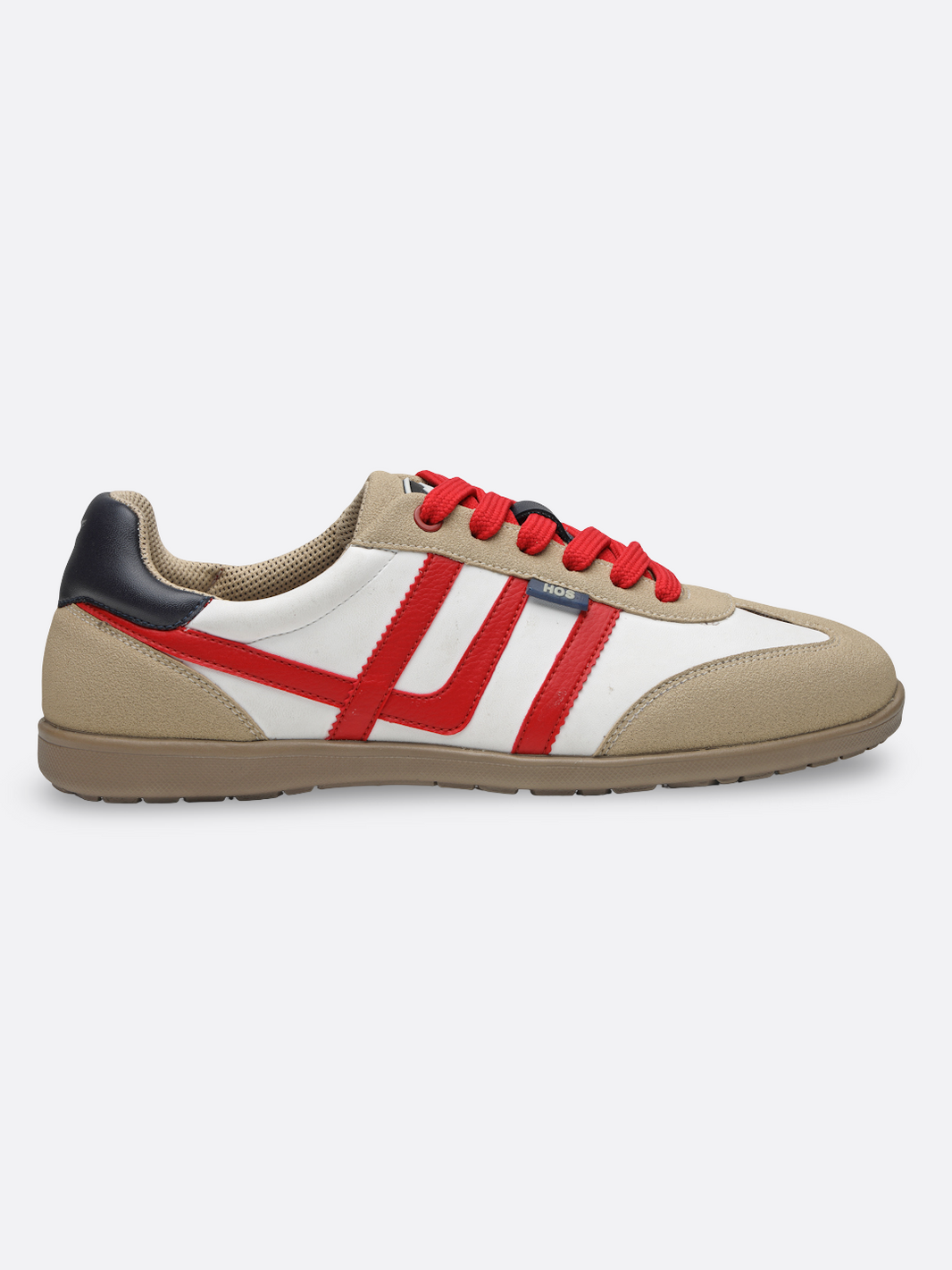 FELIX-Beige, White, Red, Navy